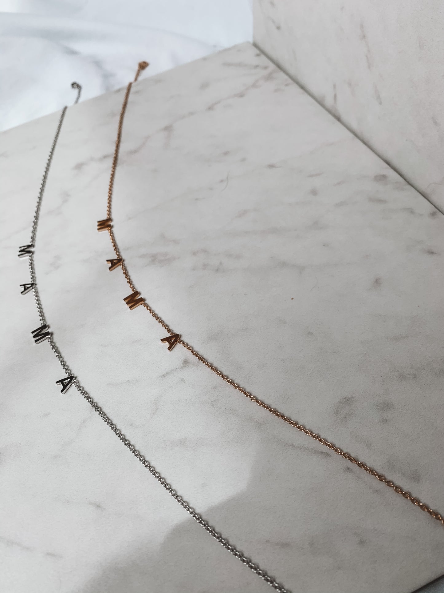 Mama Lettered Necklace