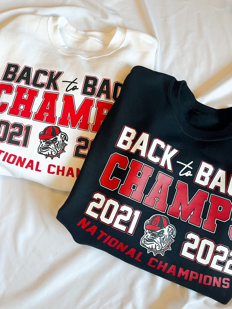 21' + 22' NATIONAL CHAMPS- Short Sleeve Tee