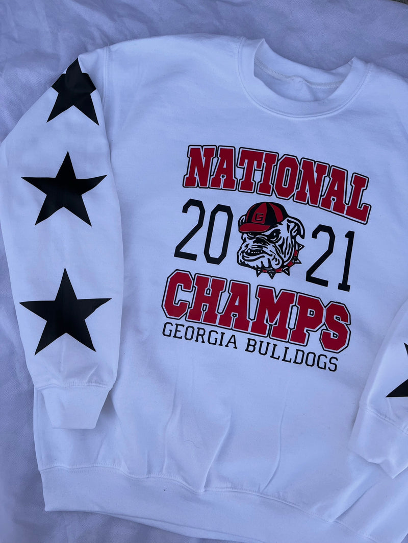 2021 National Champs Star Sleeve Style