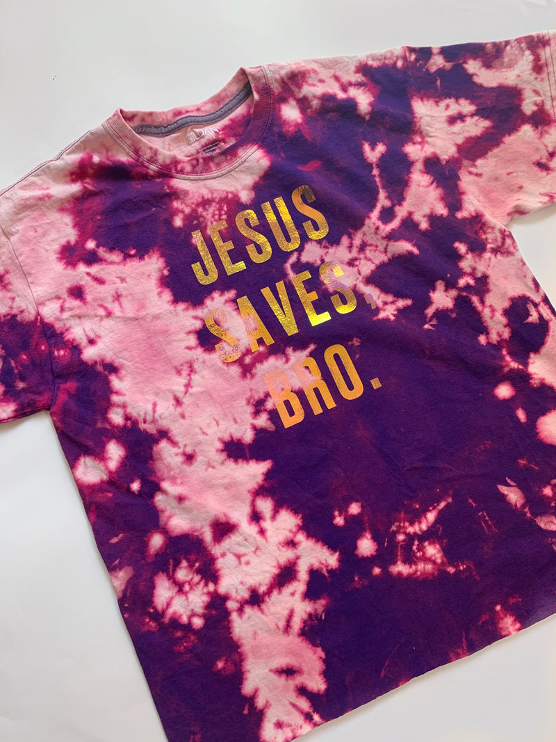 Jesus Saves Bro - Purple