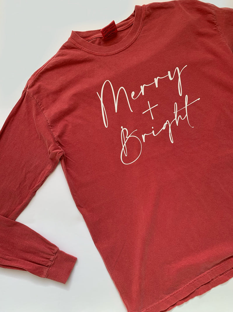 Merry + Bright Comfort Colors Tee