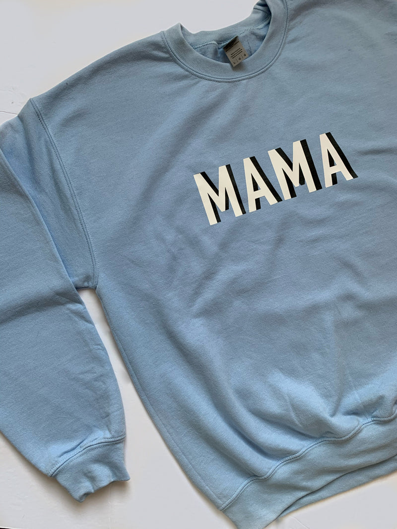 Mama Pullover - Blue